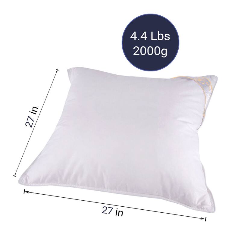 OrganicClub Camel Wool-Filled Pillow Size 27x27"