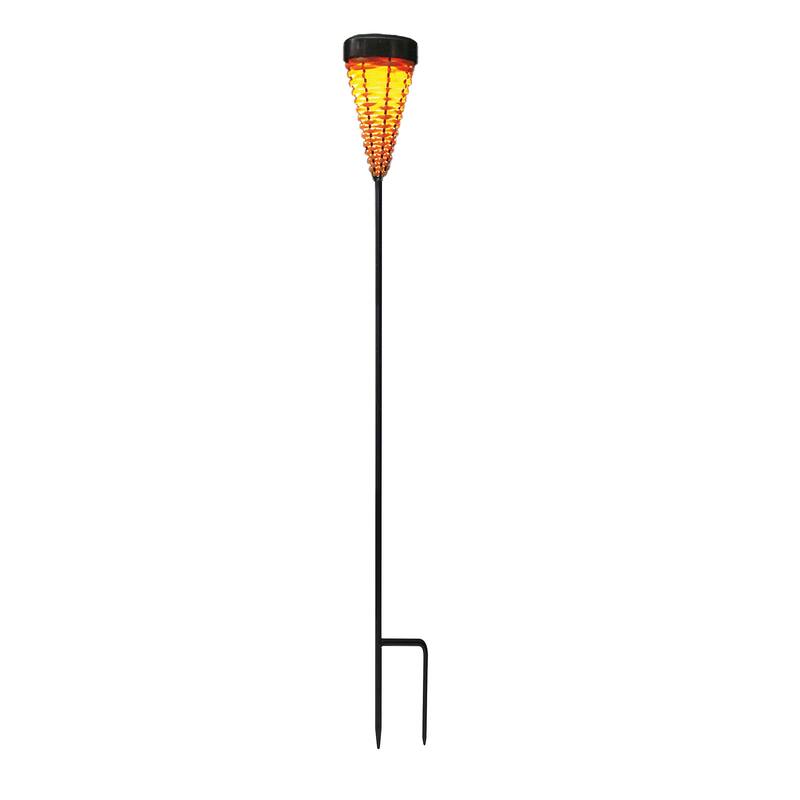 36" Solar Plastic Rattan Stake