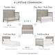 preview thumbnail 6 of 6, Evolur Lourdes 5-in-1 Crib - Porcini