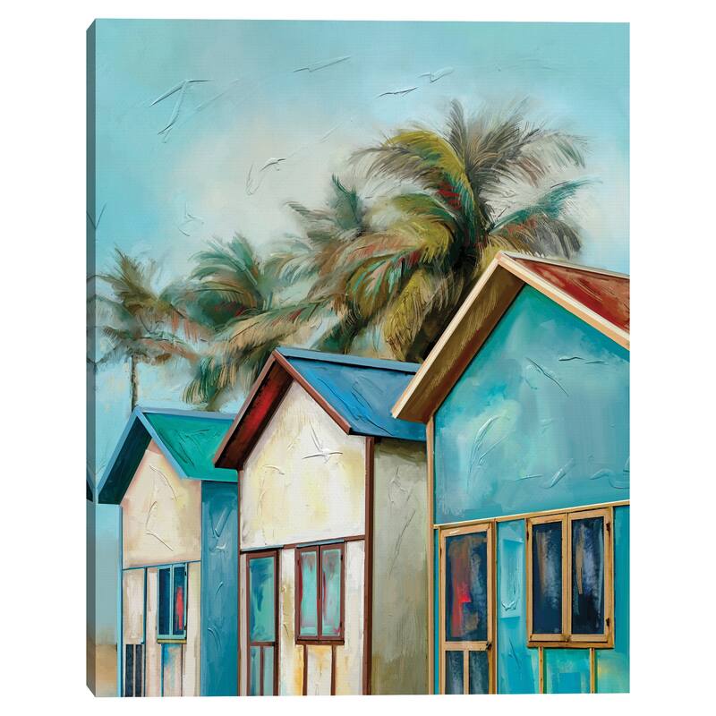 Cabana Trio by Studio Arts Canvas Art Print by Studio Arts Canvas Art Print