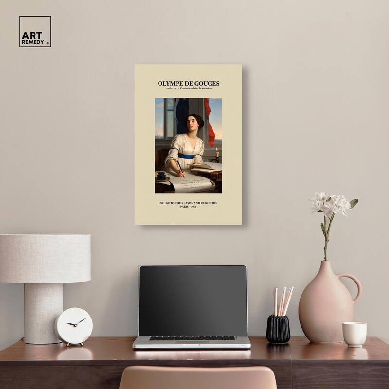 Intellectual Olympe Canvas by Art Remedy, Gallery Wrapped