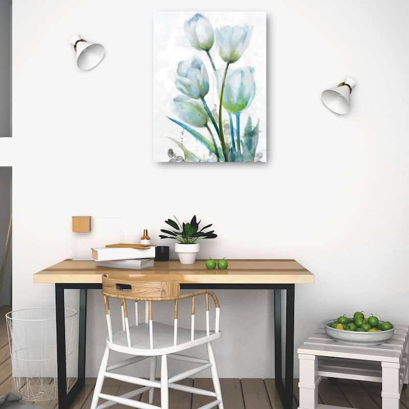 Tulip Gathering I By Studio Arts Canvas Art Print
