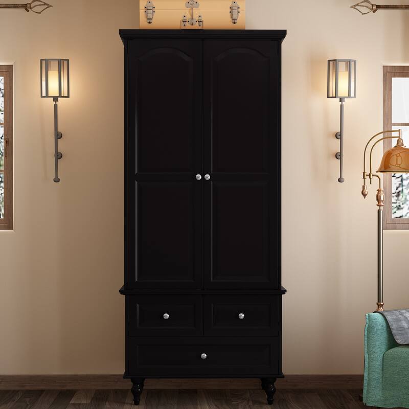Armoire Wardrobe Closet Adjustable Shelves Closet Wardrobe Cabinet