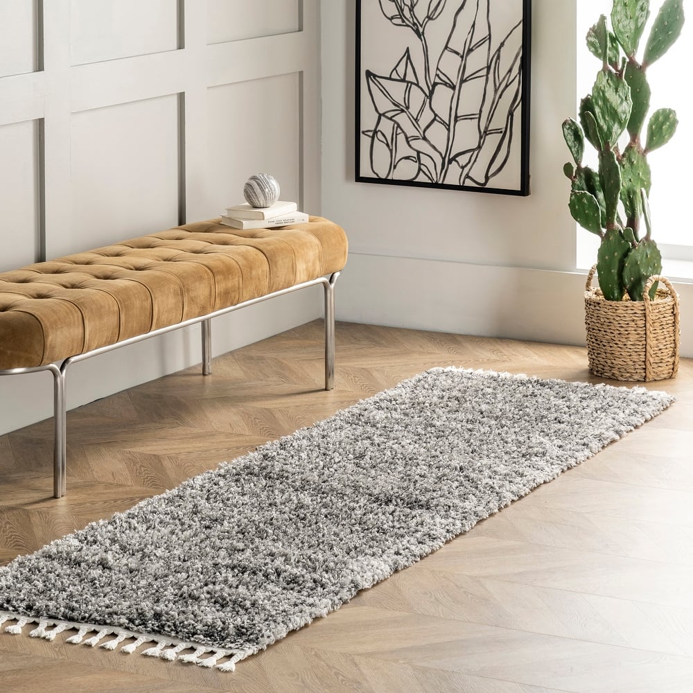 Nuloom Thelma Modern Shag Tassel Area Rug