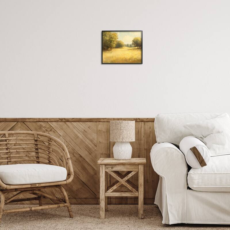 Stupell Calming Countryside Nature Framed Giclee Art Design By Petal Prints Design
