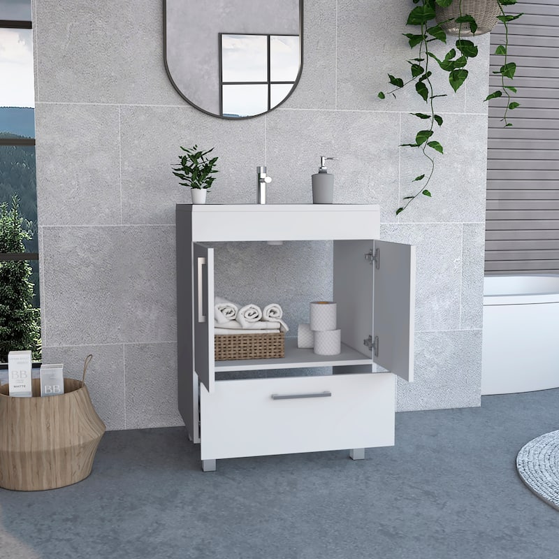 Clifton 2-Door Rectangle Single Bathroom Vanity