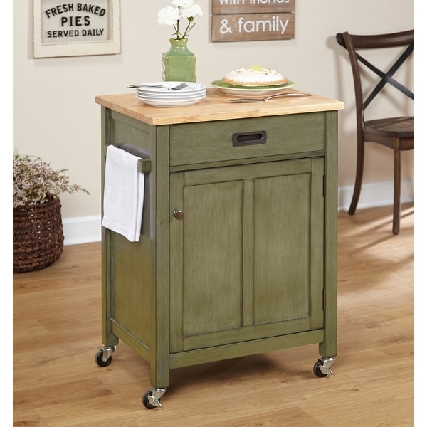 Simple Living Jacksonville Rolling Kitchen Cart