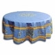 preview thumbnail 112 of 193, Wipeable Spill Resistant Provencal Cotton Cannes Collection Tablecloth 71-in Round - Blue Olives