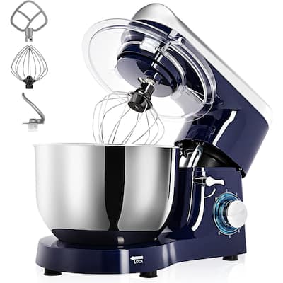 Stand Mixer, 6QT Tilt-Head Food Mixer, 600W Kitchen Electric Mixer, 6-Speed Tilt-Head Food Mixer with Dough Hook