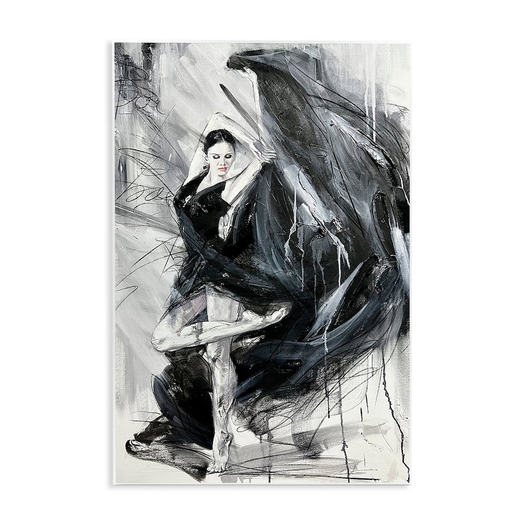 Stupell Elegant Dancer Abstract Wall Plaque Art Design By Lucille Lee
