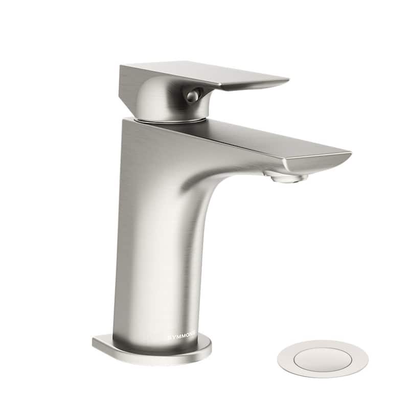 Symmons SLS4912PP Verity 1 GPM Vessel Single Hole Bathroom Faucet with - Satin Nickel