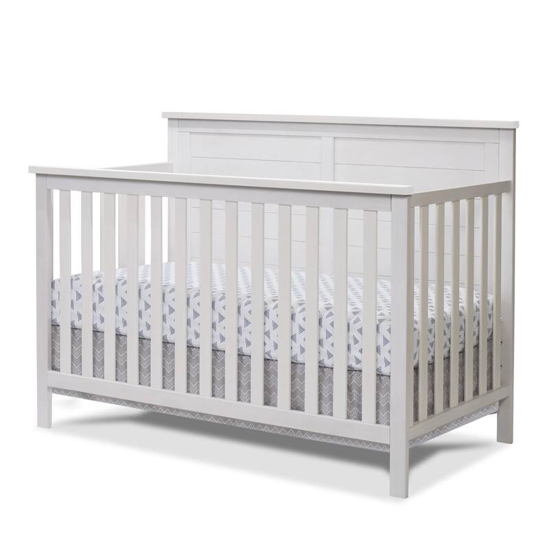 Sorelle Furniture Ashley 4-in-1 Convertible Crib - N/A - White