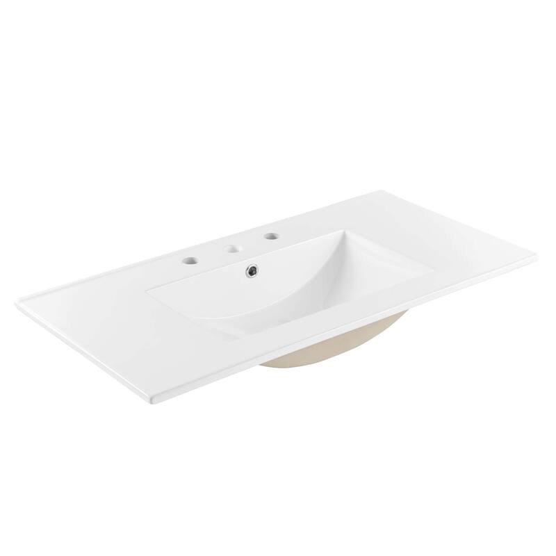 Chaucer 18"/24"/30"/36"/48"Single Basin/48" White Basin Bathroom Vanity