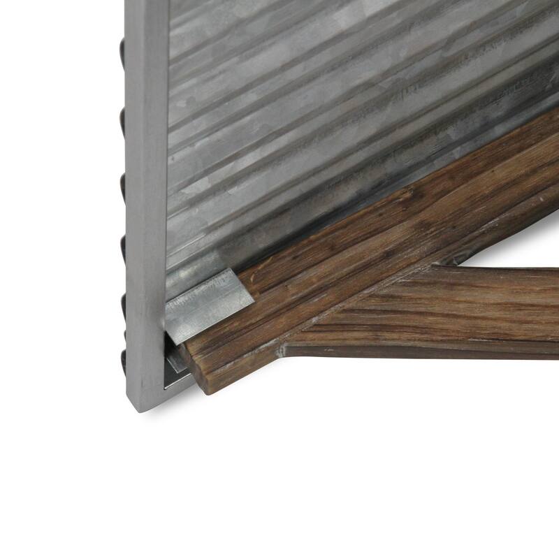 Adeline 4 Tier Display Stand with Galvanized Roof