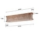 preview thumbnail 17 of 21, 4/5-Light Glam Distressed Copper Crystal Flush Mount Ceiling Light