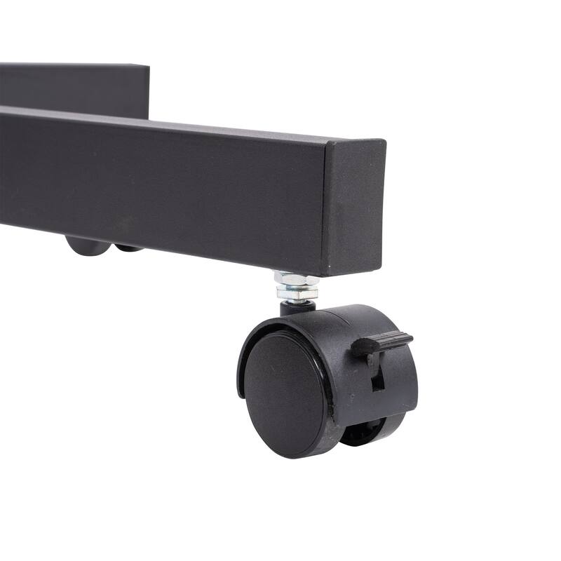 53" Mobile TV Stand with Adjustable Bracket & Casters for 23-60" TVs