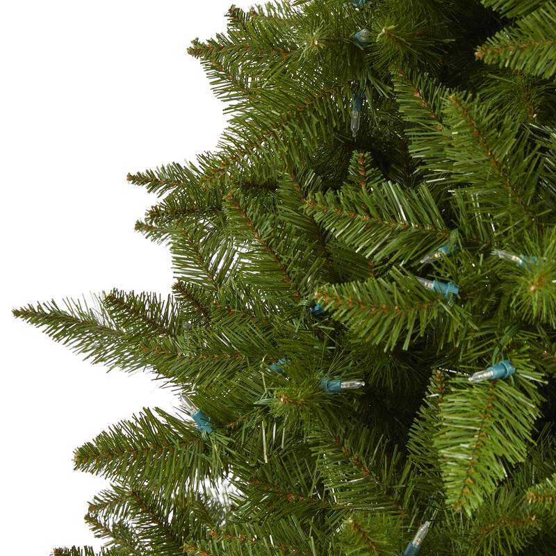6.5ft. Spruce Artificial Christmas Tree with 450 Color Changing LED Lights & Remote - Vibrant Multifunction X-Mas Tree