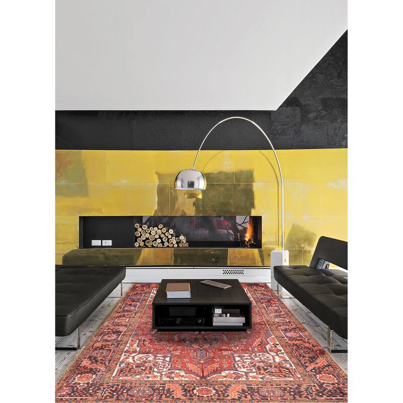 ECARPETGALLERY Hand-knotted Sarabi Red Wool Rug - 7'11 x 11'3