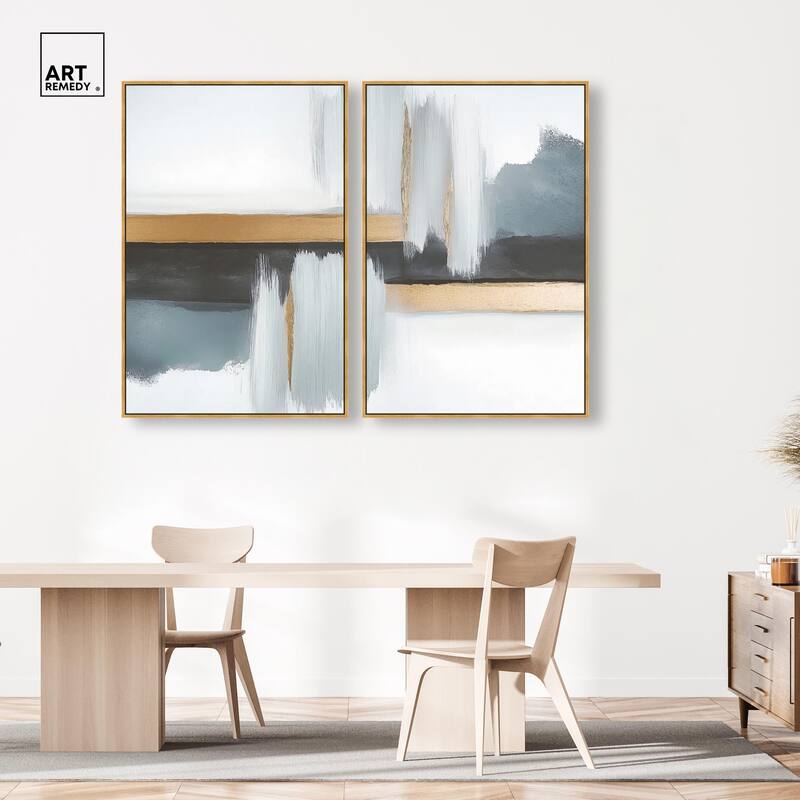 Azure Horizon II Canvas Set of 2 by Art Remedy