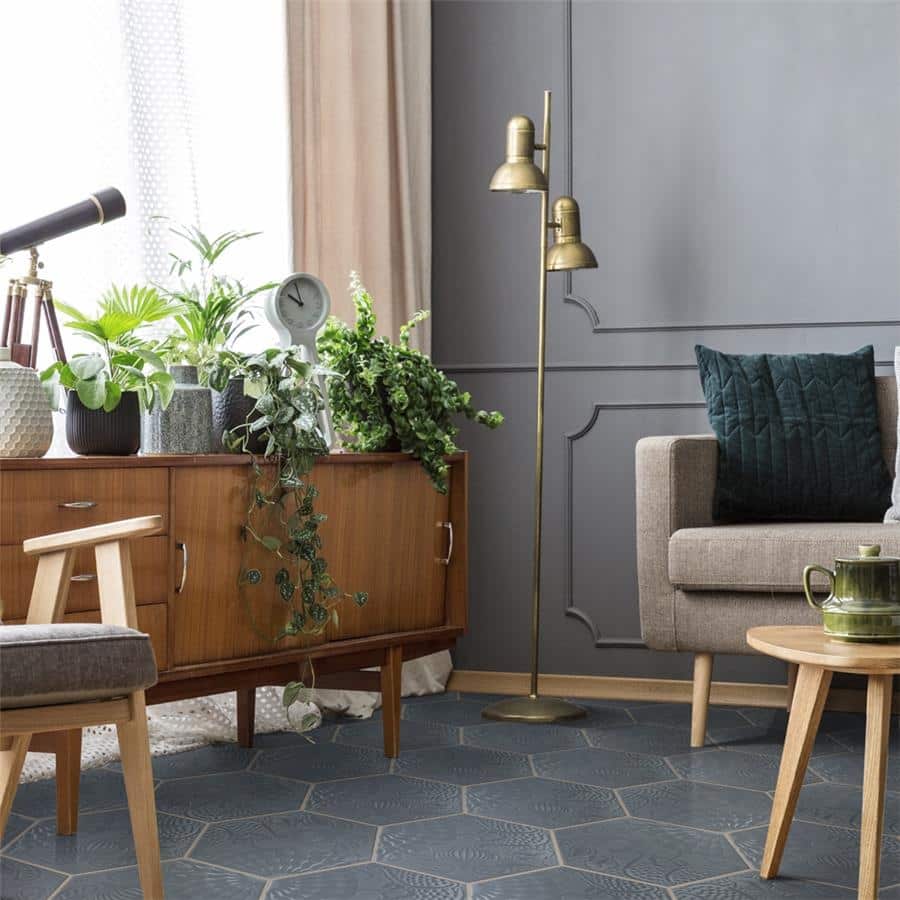 Merola Tile Gaudi Lux Hex Ducados 8-5/8" x 9-7/8" Porcelain Floor and Wall Tile