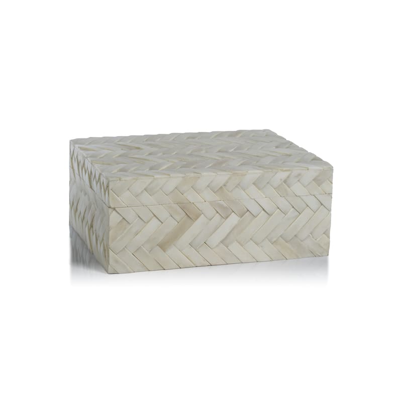 Bengkulu Bone Braided Decorative Box - Large