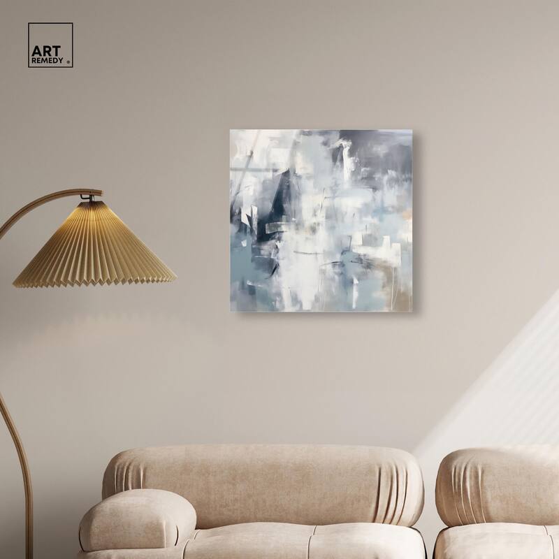 Enigma of Blue Acrylic by Art Remedy, Ready to Hang