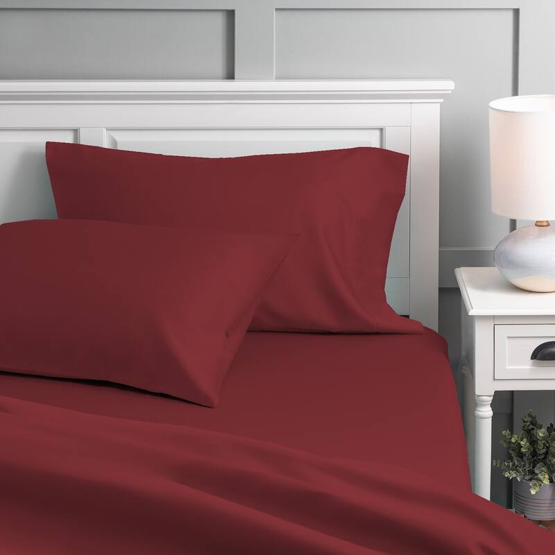 Purity Home 300-Thread Count Ultra-Soft & Silky Cotton Rayon Sheet Set
