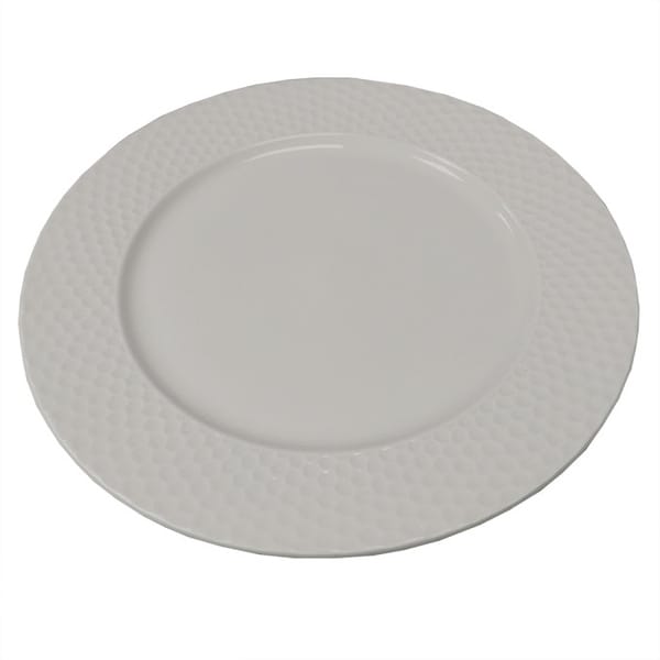 Handmade Square Ceramic Dinner Plate 10.5 x 10.5