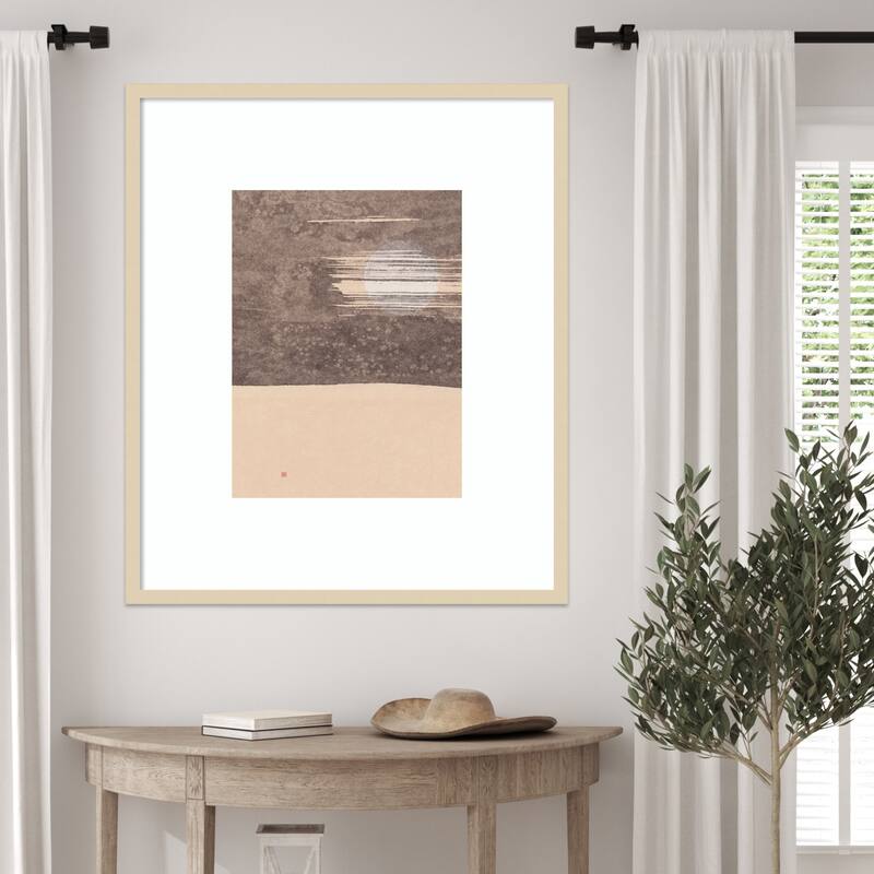 Study At the Seaside by Thoth Adan Wood Framed Wall Art Print