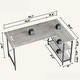 preview thumbnail 19 of 113, Small L Shaped Desk with Storage Shelves Corner Computer Desk