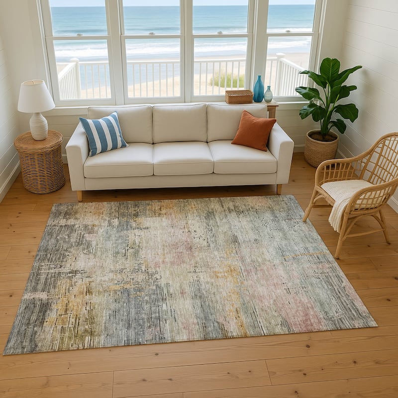 Premium Washable Super Soft Modern Abstract Mayfield Rug