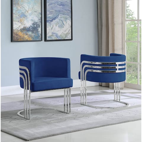 Best Quality Furniture Accent Chairs with Chrome Base (Single)