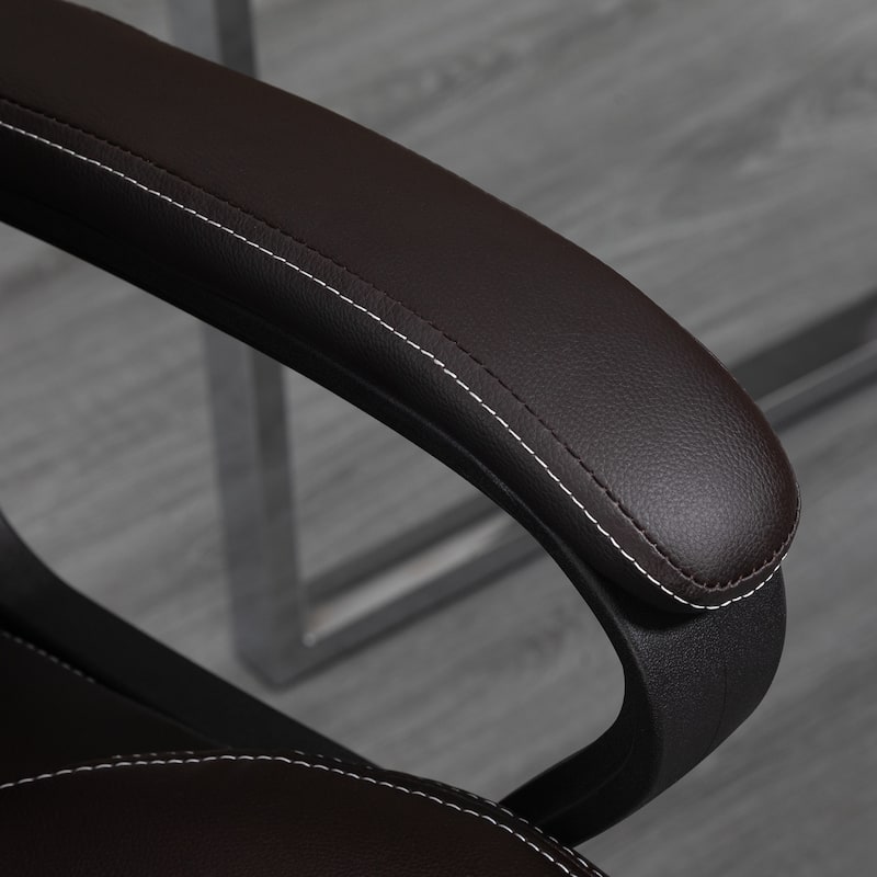 Vinsetto Massage Office Chair, High Back Executive Office Chair with 6-Point Vibration, Adjustable Height, Swivel Seat