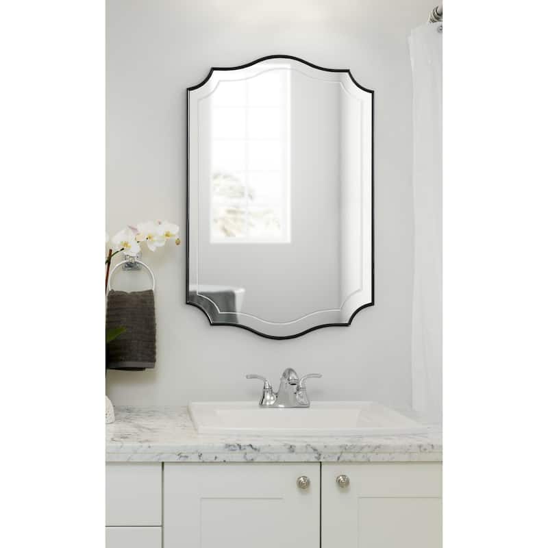 Kate and Laurel Hollyn Decorative Framed Wall Mirror
