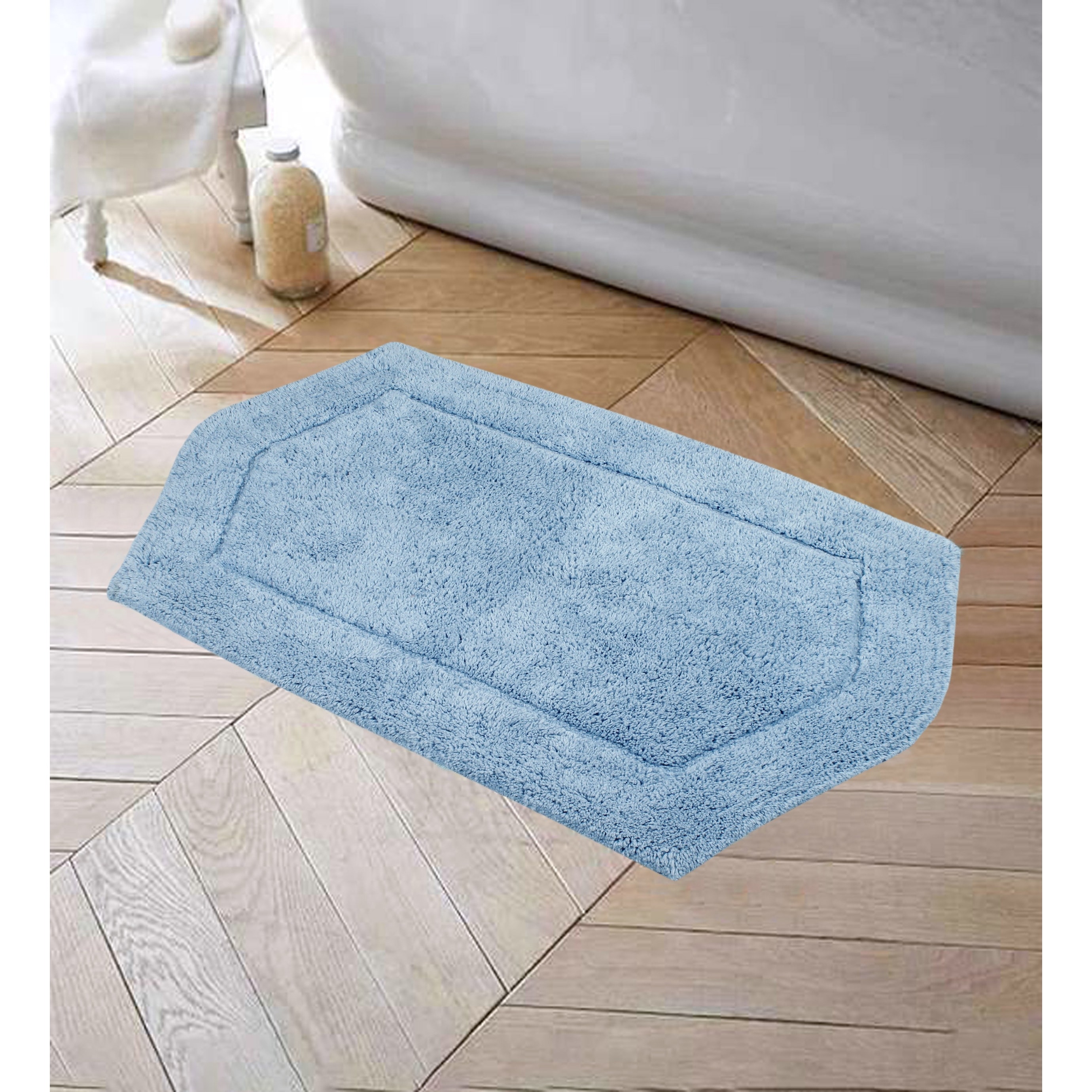 Hoey Memory Foam Bath Mat Set, Bathroom Rugs for 3 Pieces, Toilet Mats, Soft Comfortable, Water Absorption, Non-Slip, Thick, Machine Washable, Easier to