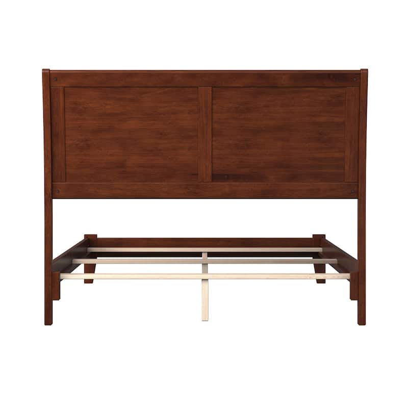 Portland Full Foundation Bed Frame in Walnut