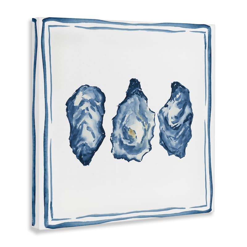Stupell Oyster Shell Trio Canvas Wall Art Design By Lucille Price
