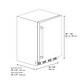 preview thumbnail 10 of 68, ZLINE 24 in. Touchstone 151 Can Beverage Fridge With Solid Stainless Steel Door