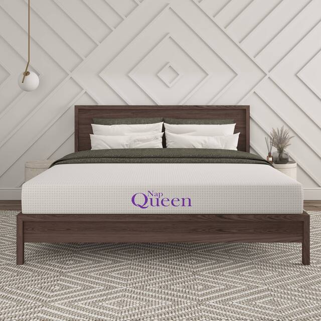 NapQueen 8" Bamboo Charcoal Memory Foam Mattress