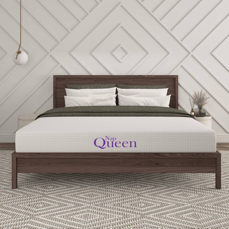 NapQueen 8" Bamboo Charcoal Memory Foam Mattress
