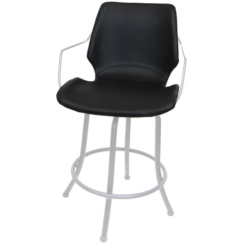 Asheville Swivel Counter 26", 30" or Extra Tall 34" Metal Bar Stool