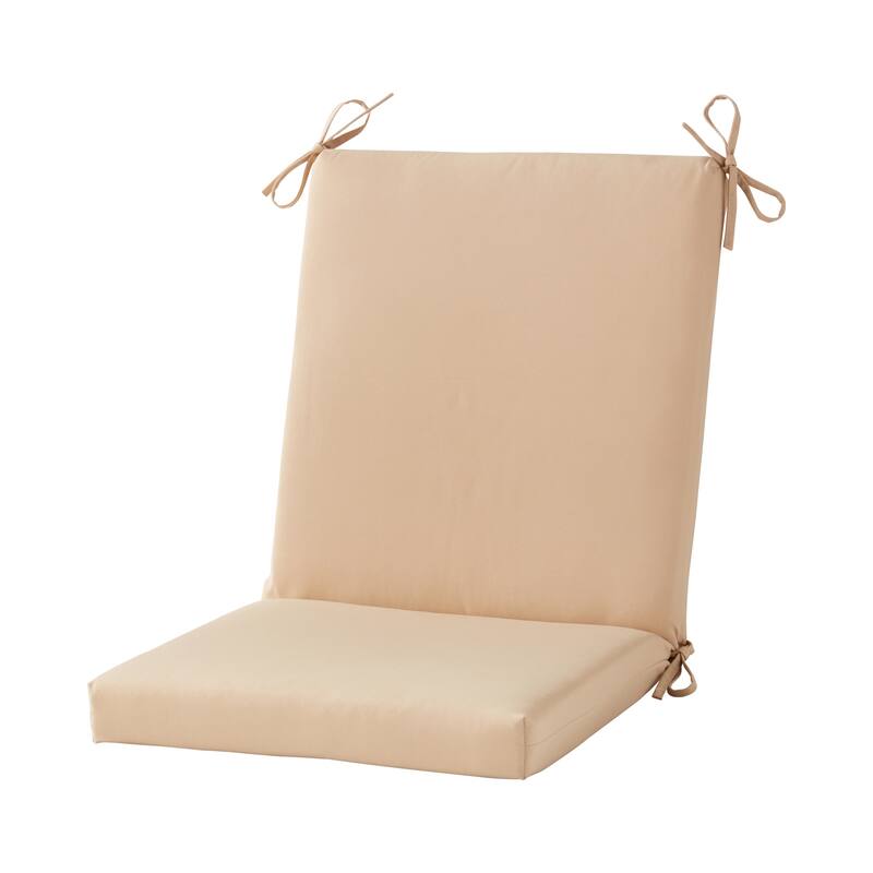 Greendale Home Fashions Outdoor High Back Chair Pad - Stone