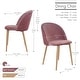 preview thumbnail 16 of 37, Porthos Home Jailyn Dining Room Chairs Set Of 4, Velvet And Metal