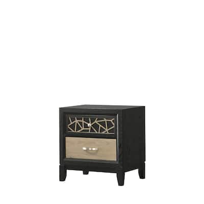 Selena Modern & Contemporary Nightstand Made with Wood