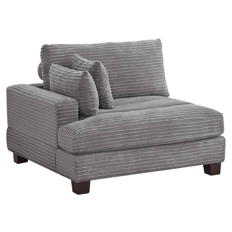 88"W 3-Seater Sofa Chenille Upholstered Couch Modern Loveseat Sofa Wooden Frame Sofa for Living Room