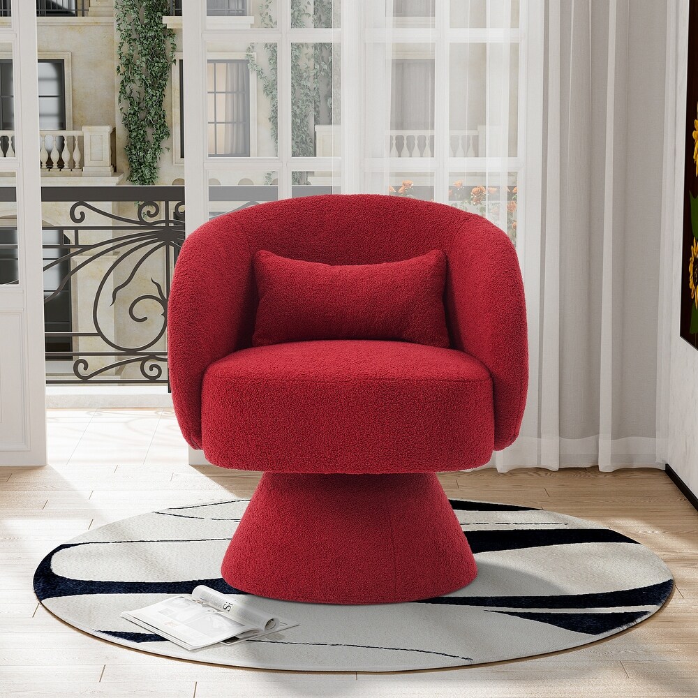 Red barrel hotsell chair with ottoman