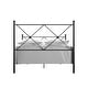 preview thumbnail 11 of 19, Aniket Queen Size Metal Bed with Nightstands Set by iNSPIRE Q Classic