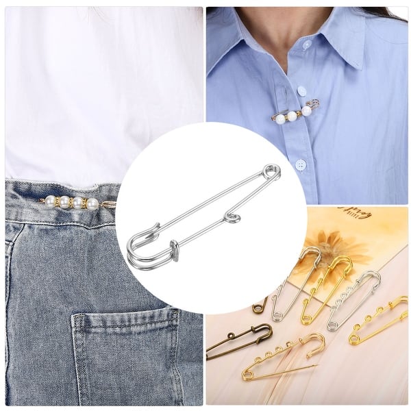 20pcs Brooch Pins 2.2 Inch Metal Decorative Collar Safety Pins Clips for Women Clothing Dress Pants Trousers Skirt - Bed Bath & Beyond - 43590175 20pcs Brooch Pins 2.2 Inch Metal Decorative Collar Safety Pins Clips for Women Clothing Dress Pants Trousers Skirt - Bed Bath & Beyond - 43590175
