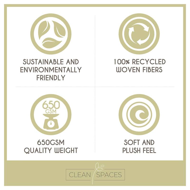 6 Piece Set Sustainable Antimicrobial Bath Towel, Soft and Cozy Towel