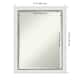 Option Eva White Silver Narrow